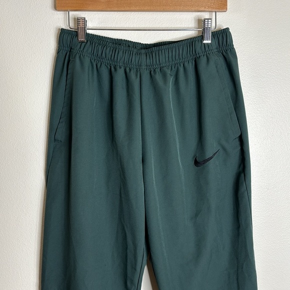 NIKE DRI-FIT TRAINING PANTS Forest Green size large - Picture 2 of 11